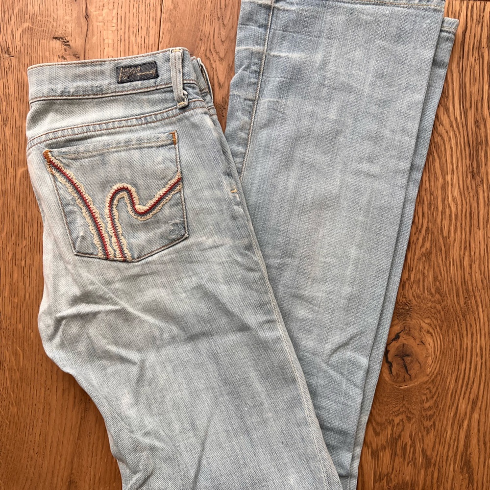 Citizens humanity bootcut flare light wash jeans
